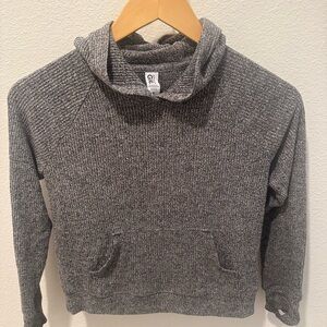 Athleta Girl Cozy Gray Knit Sweater